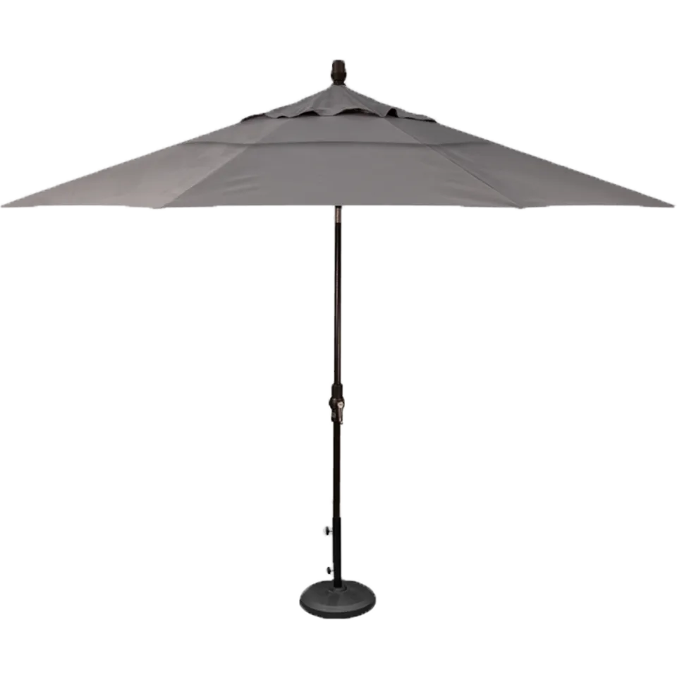 11' MARKET UMBRELLA, CANVAS COAL