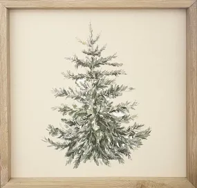 24x24 Textured Christmas Tree