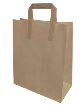 250 Pieces Brown SOS Paper Carrier Bag Large 385 x 270 x 280  mm 35188 (Parcel Rate)