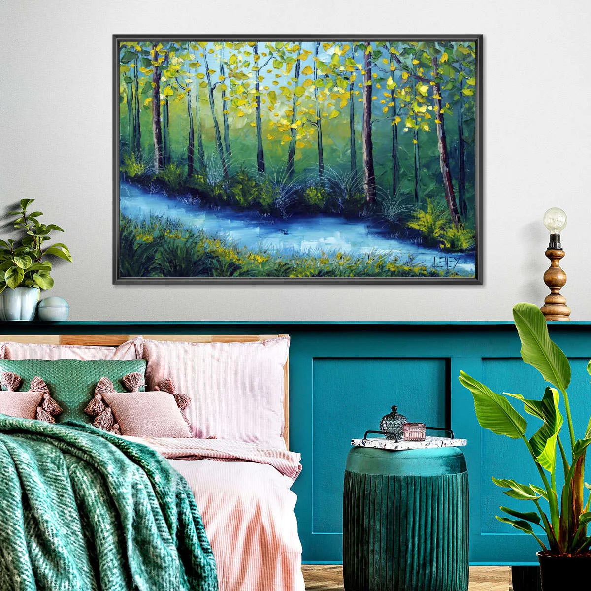 A Blue River Wall Art