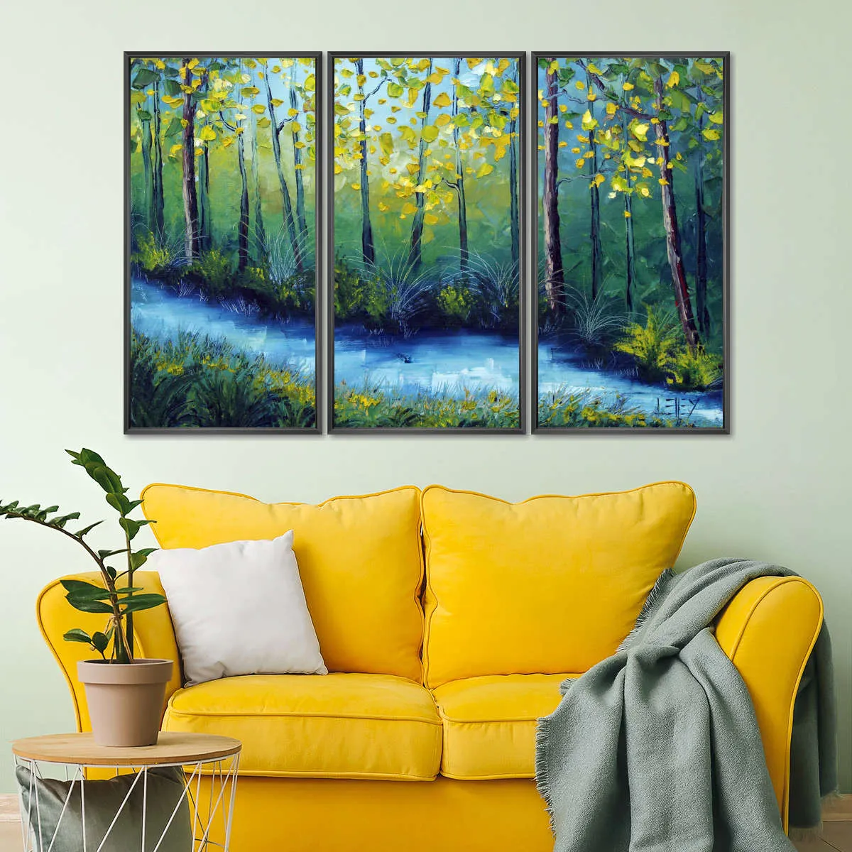 A Blue River Wall Art