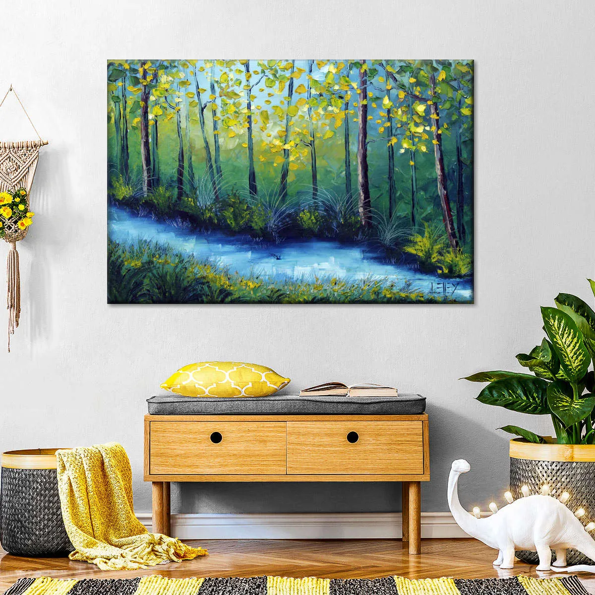 A Blue River Wall Art