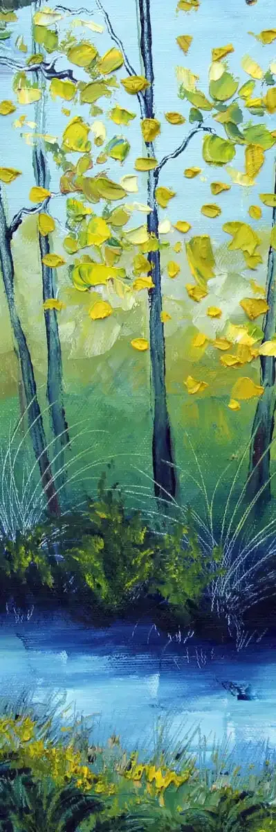 A Blue River Wall Art