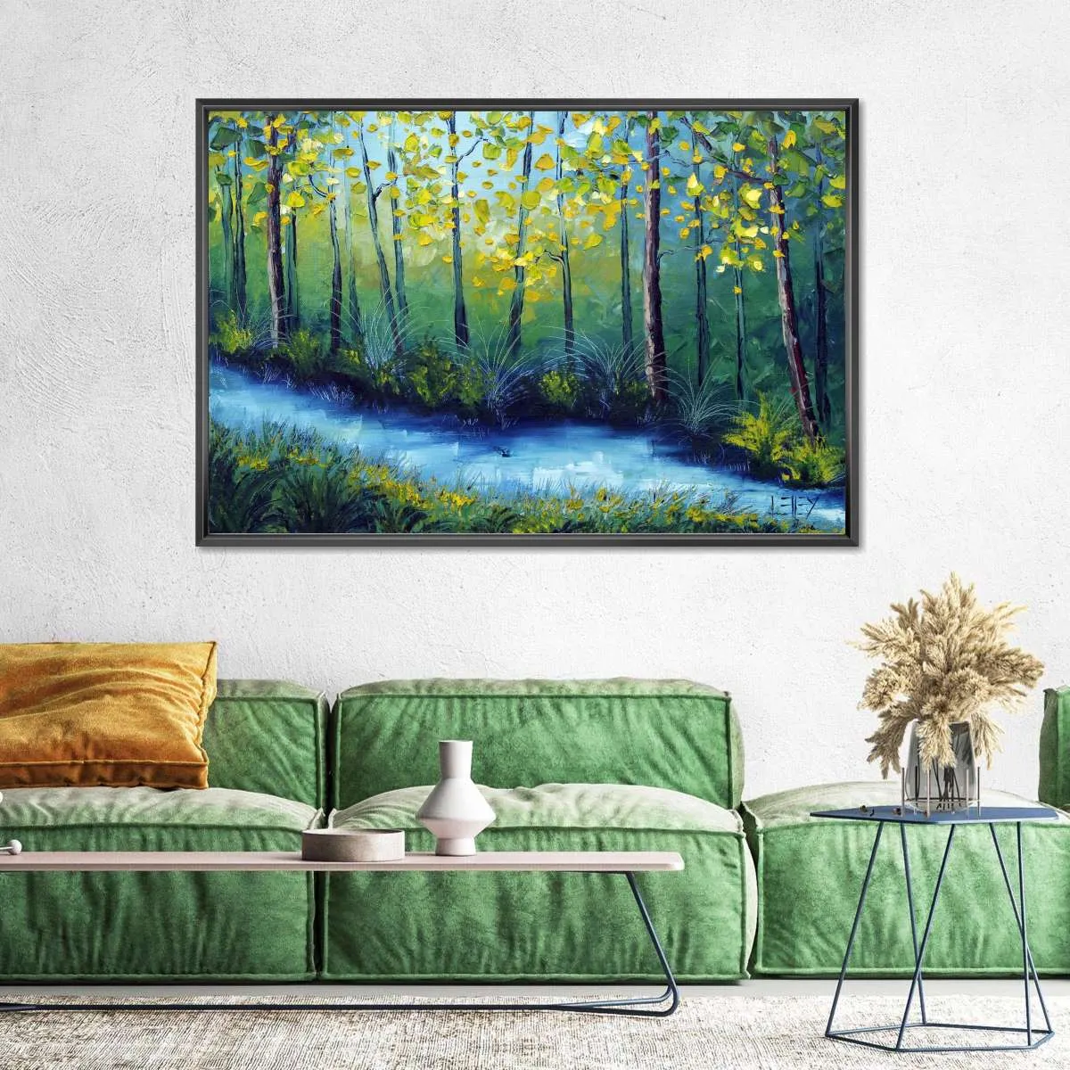 A Blue River Wall Art