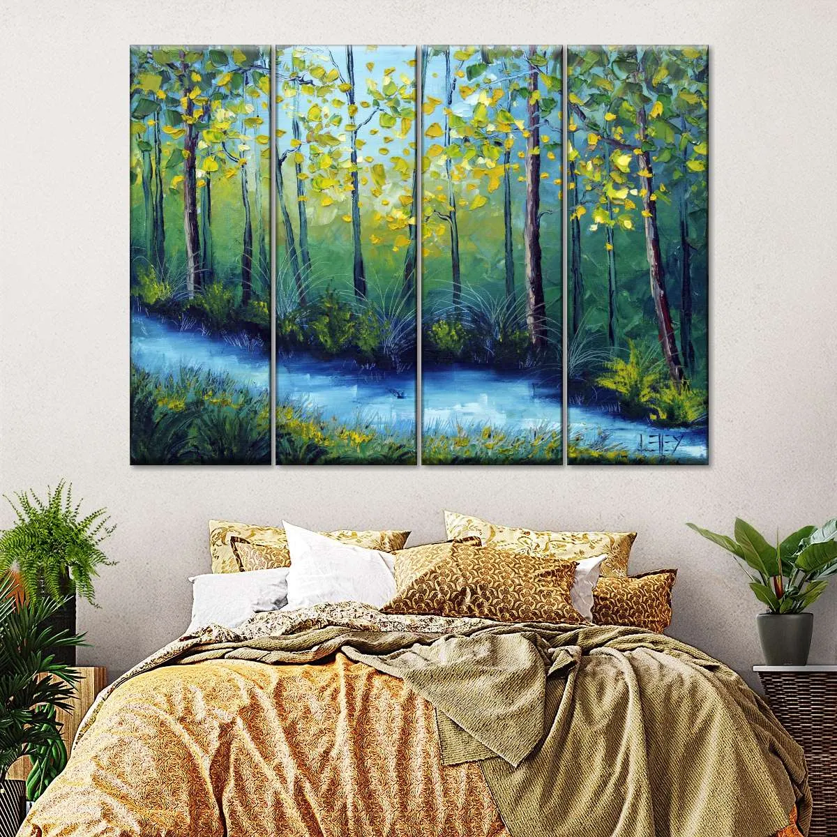 A Blue River Wall Art