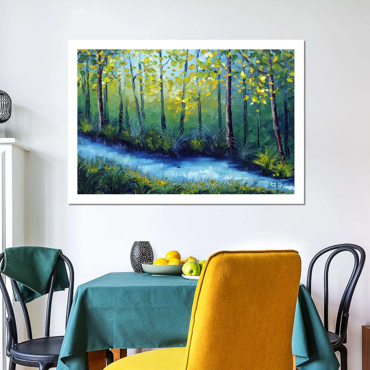 A Blue River Wall Art
