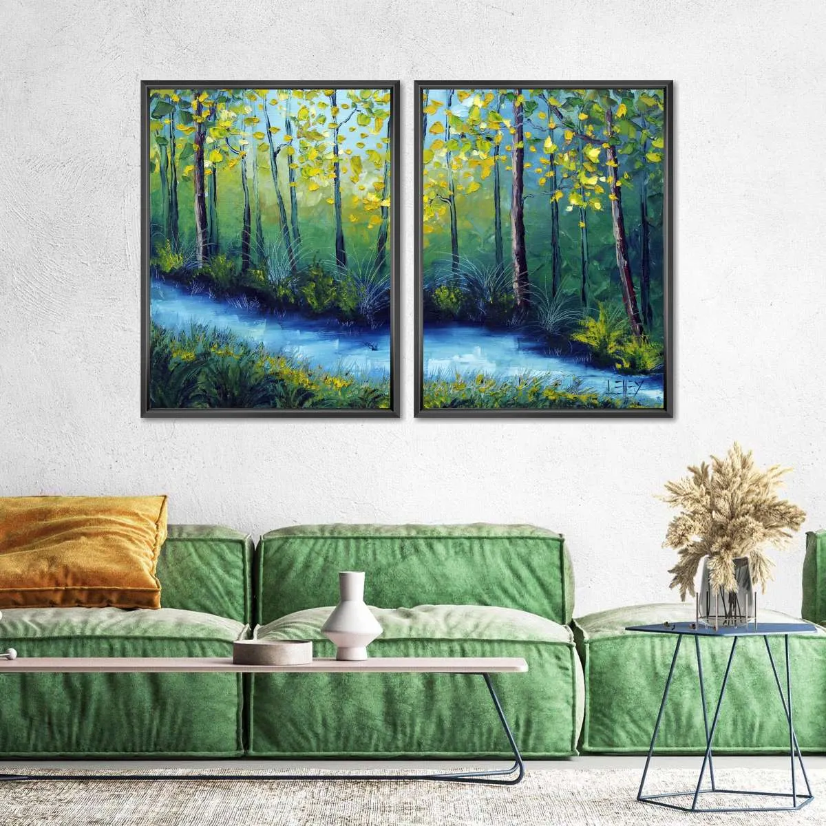 A Blue River Wall Art