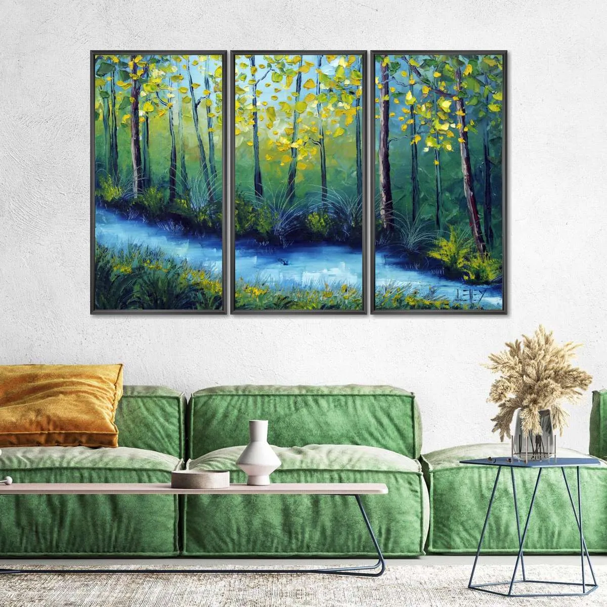 A Blue River Wall Art
