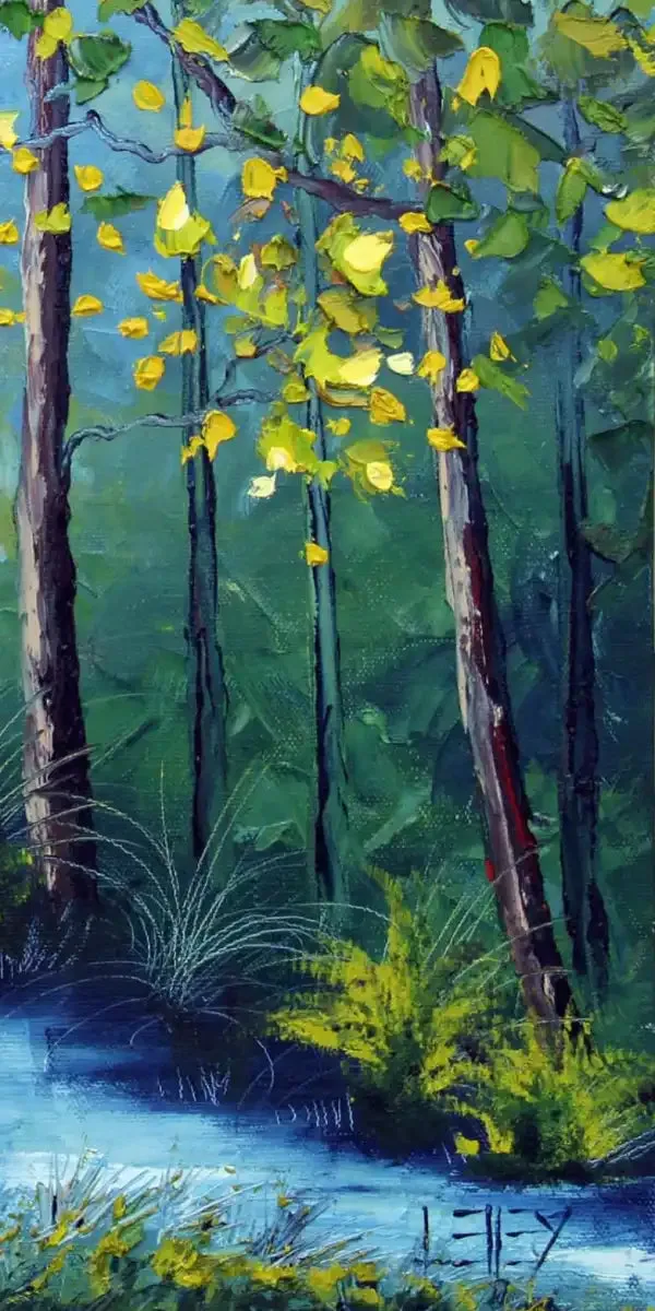 A Blue River Wall Art