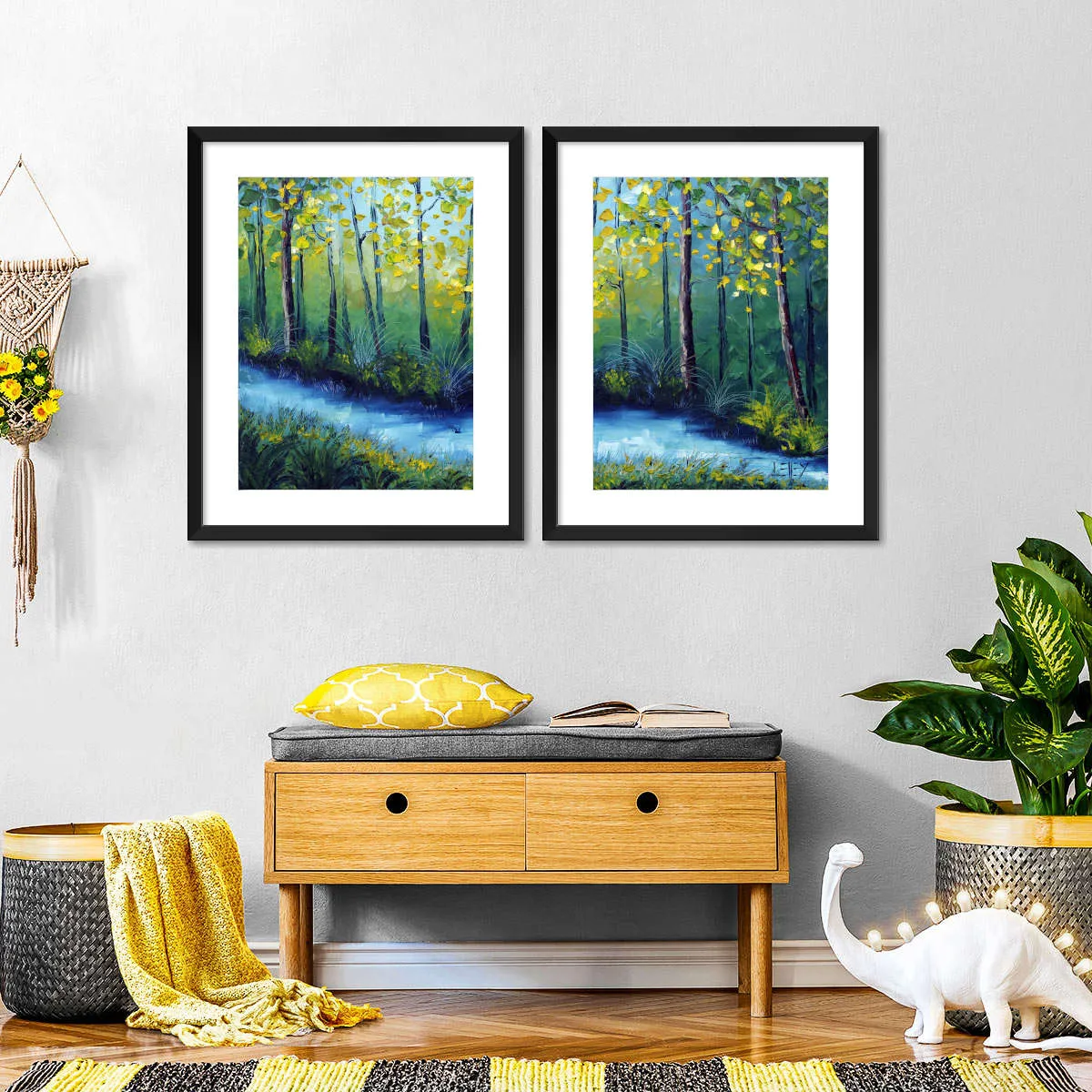 A Blue River Wall Art