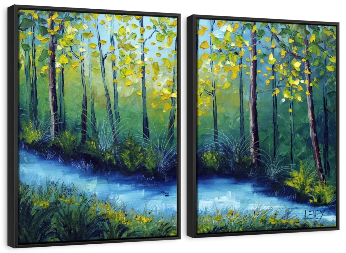 A Blue River Wall Art