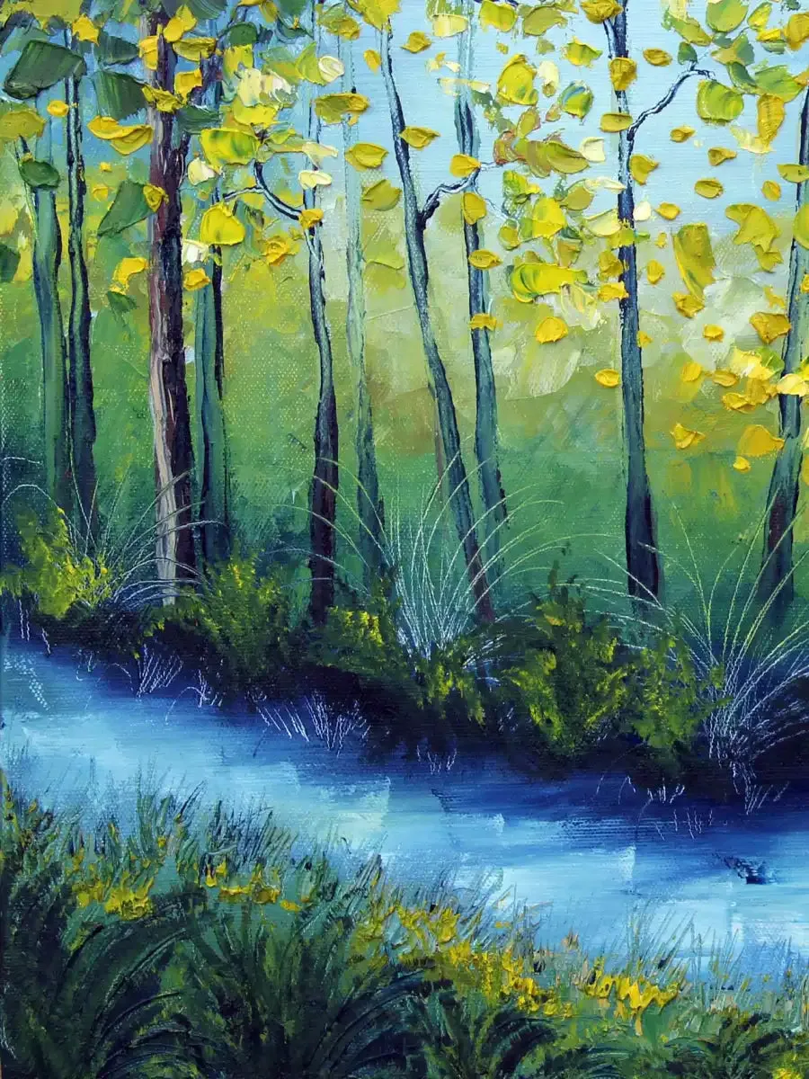 A Blue River Wall Art