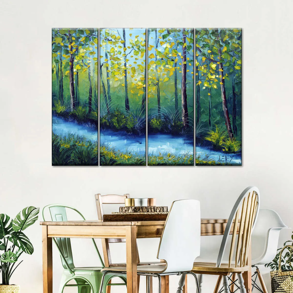 A Blue River Wall Art