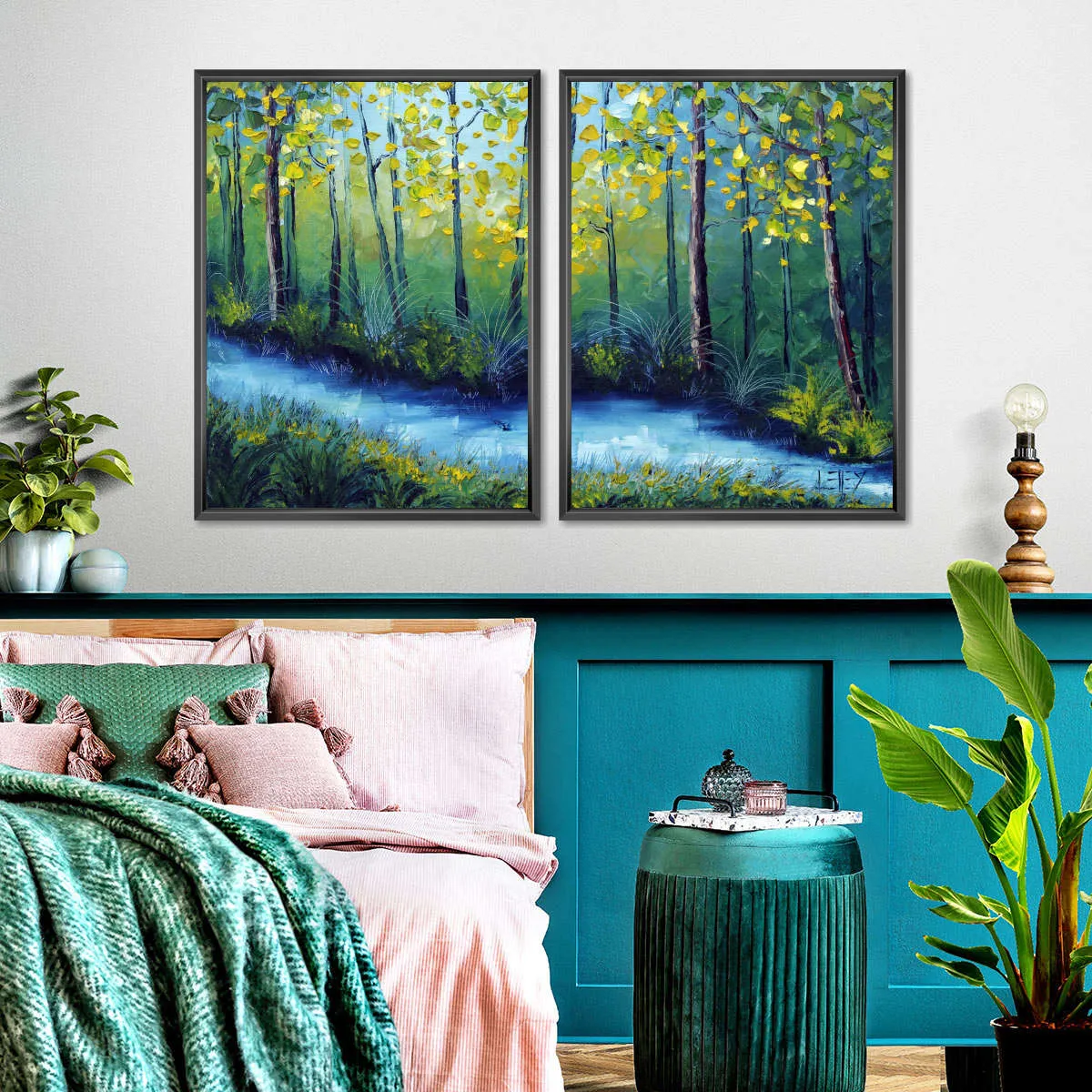 A Blue River Wall Art