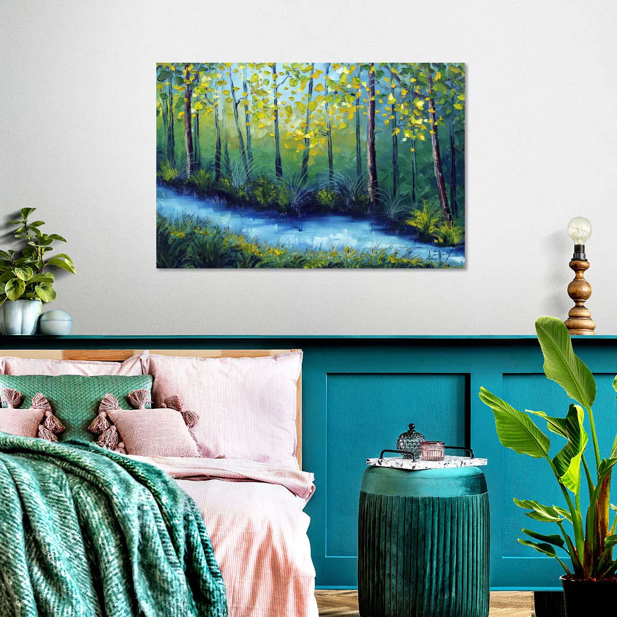 A Blue River Wall Art