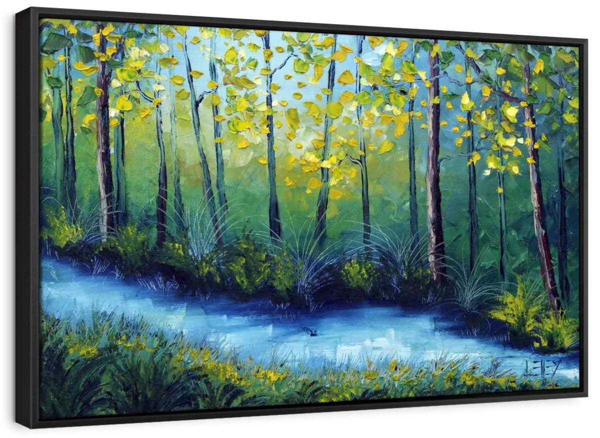 A Blue River Wall Art