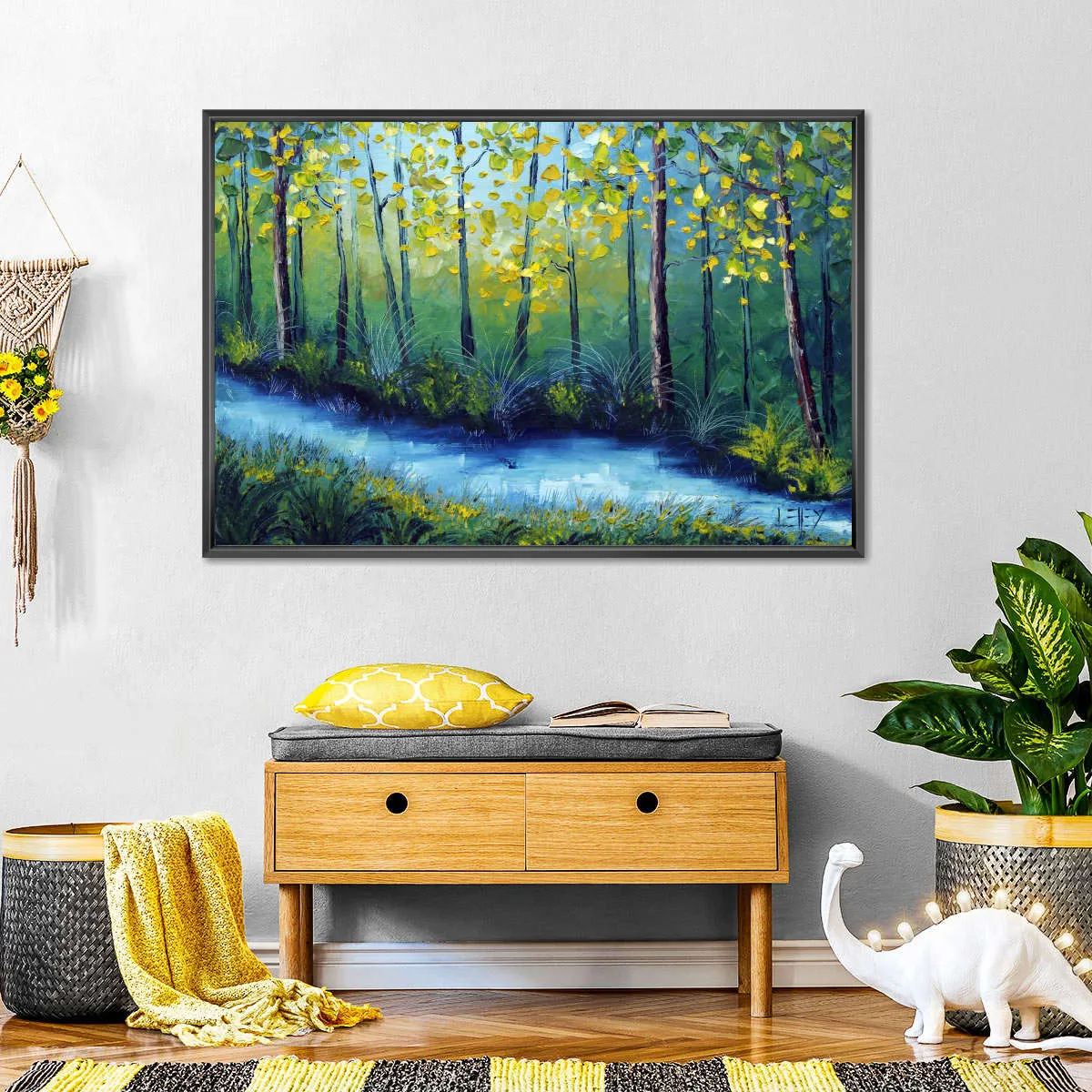 A Blue River Wall Art
