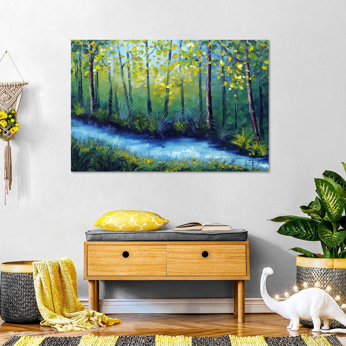 A Blue River Wall Art