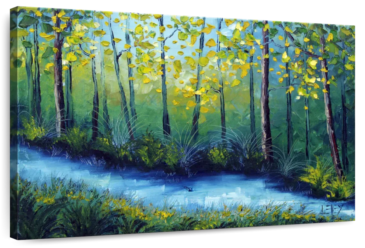 A Blue River Wall Art