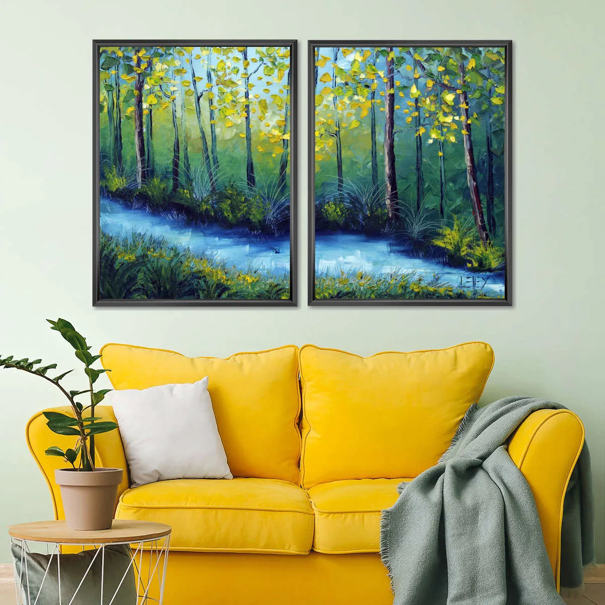 A Blue River Wall Art