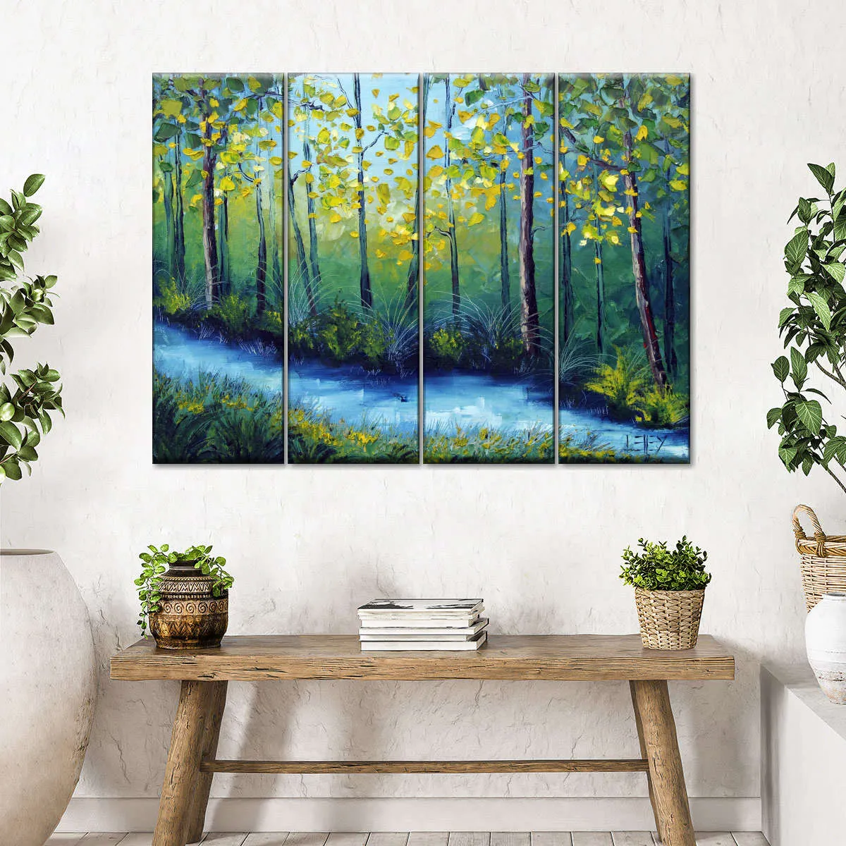 A Blue River Wall Art