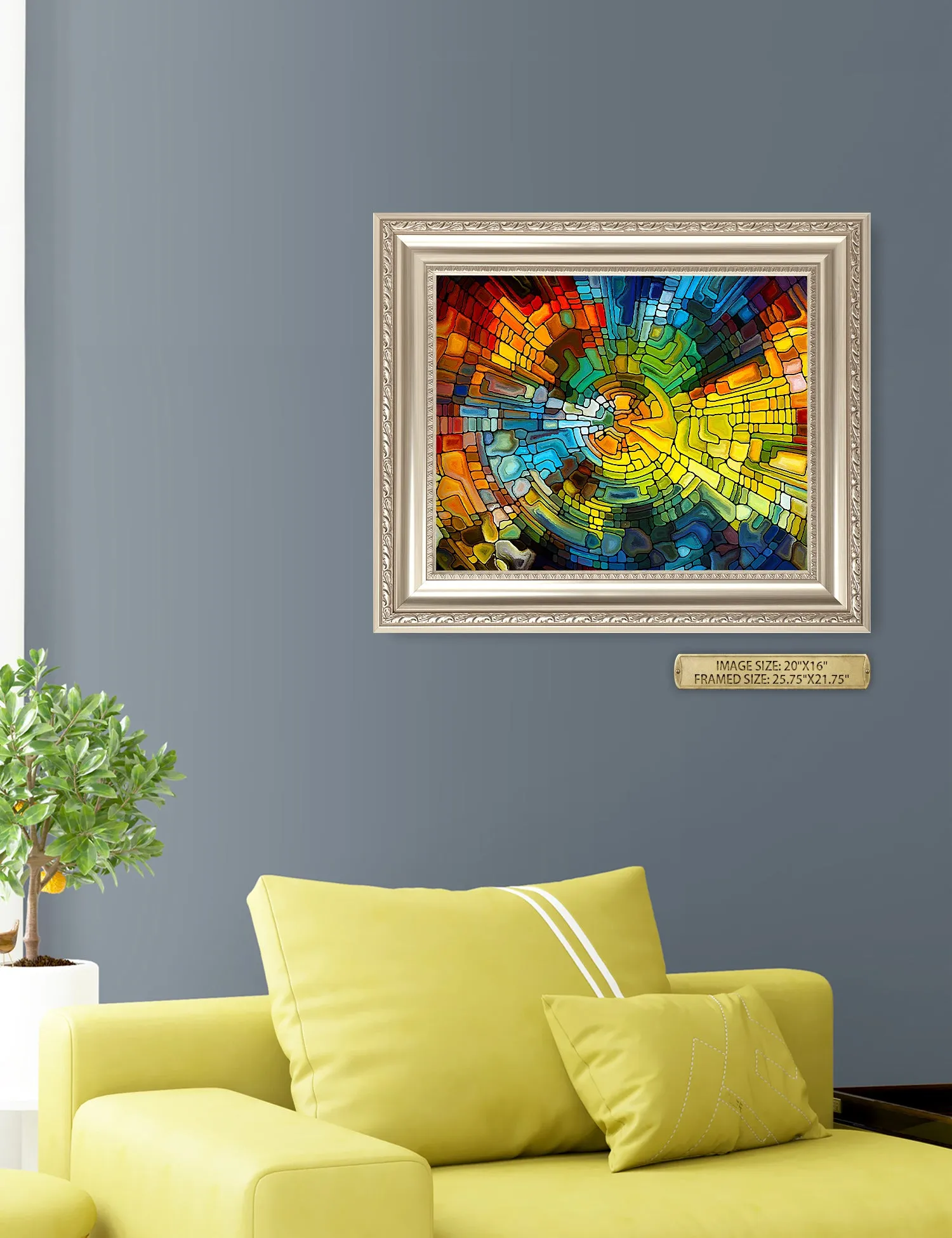 Abstract Art (Stained Glass Pattern).