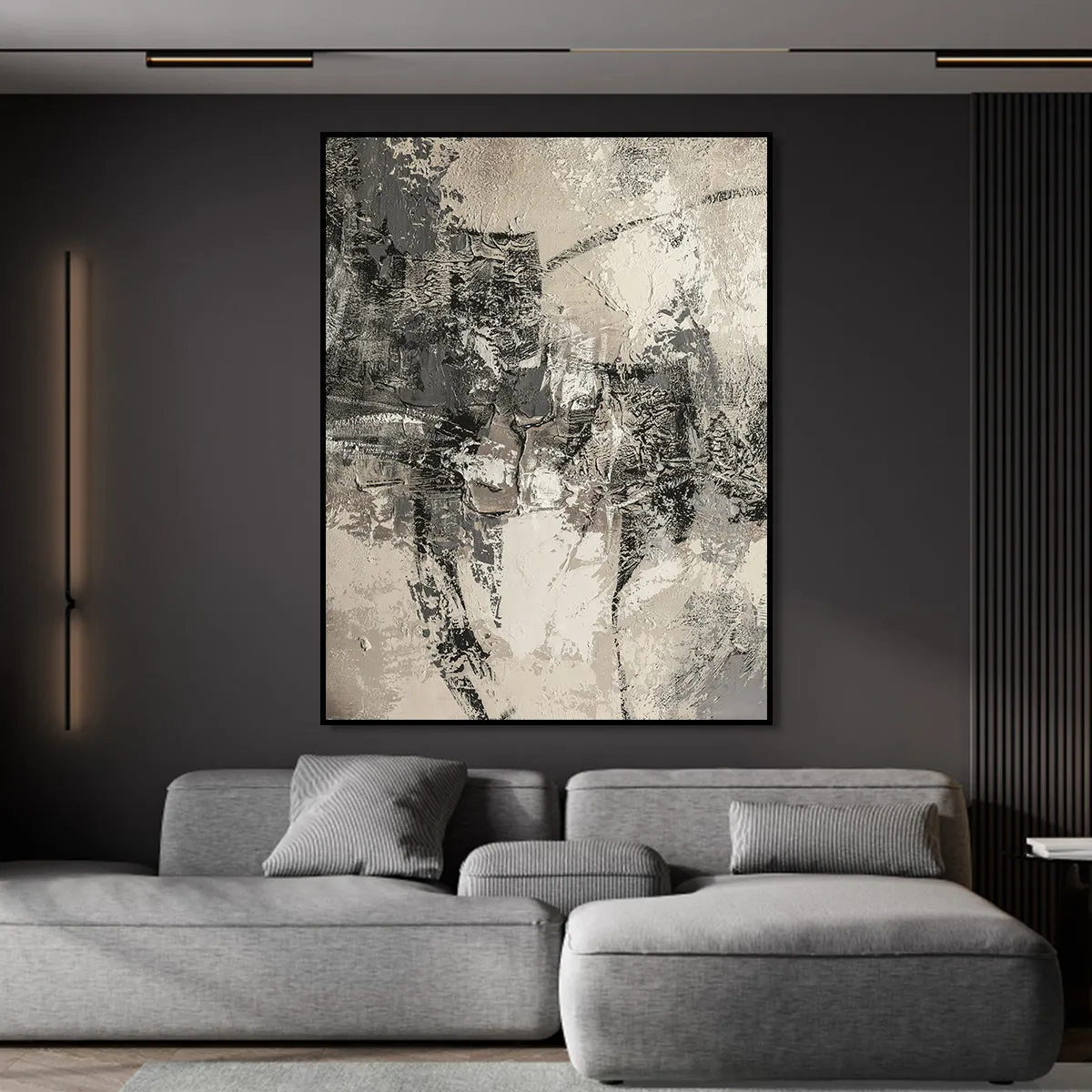 Abstract Tempo in Grayscale"