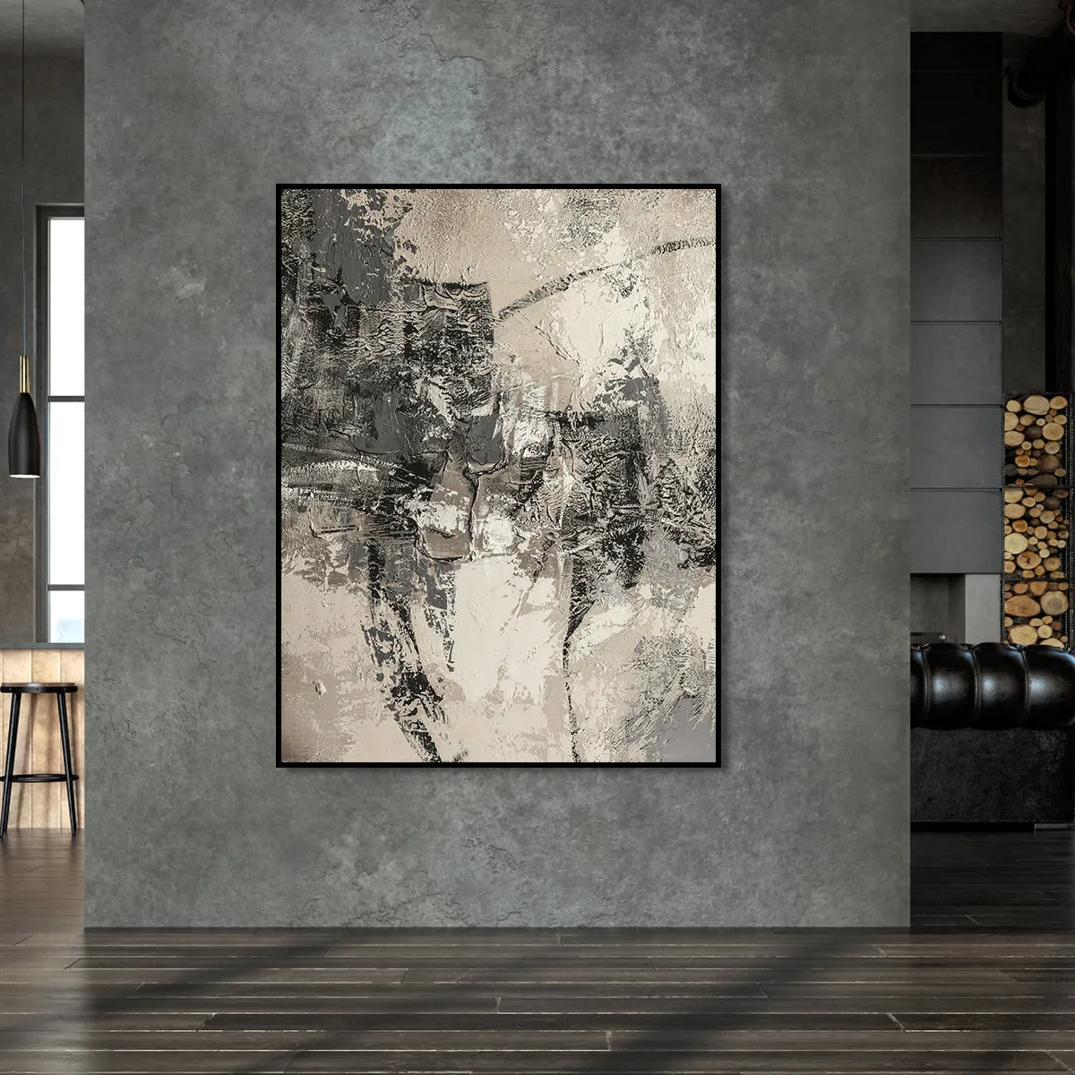 Abstract Tempo in Grayscale"