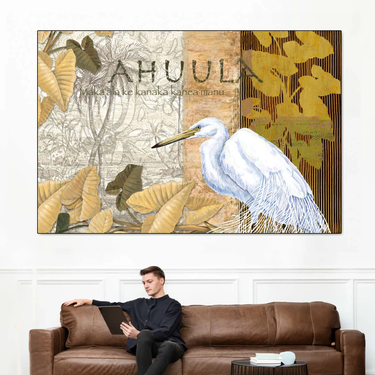 'Ahu 'Ula Feather Cloak Wall Art