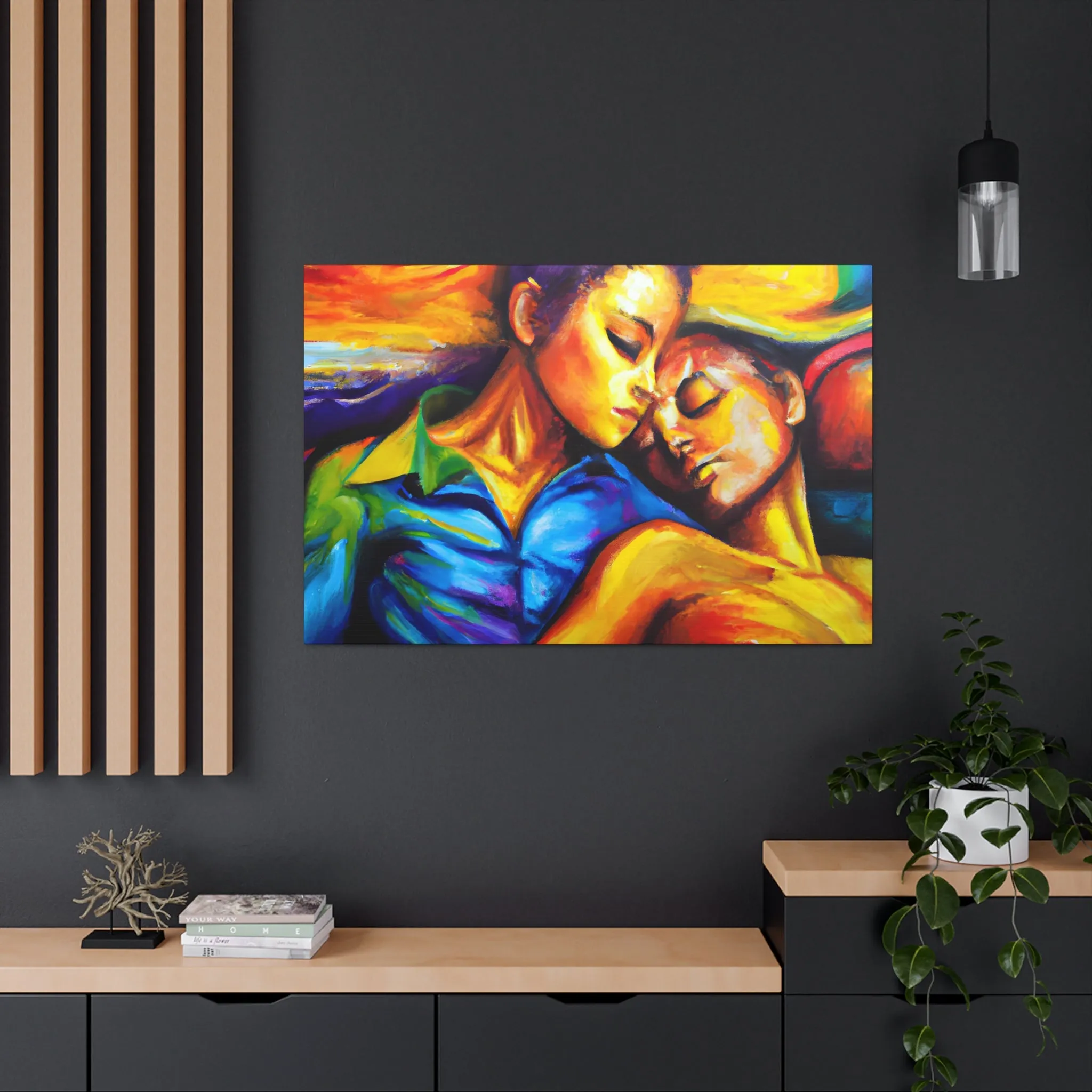 Aiden. - Gay Love Canvas Art