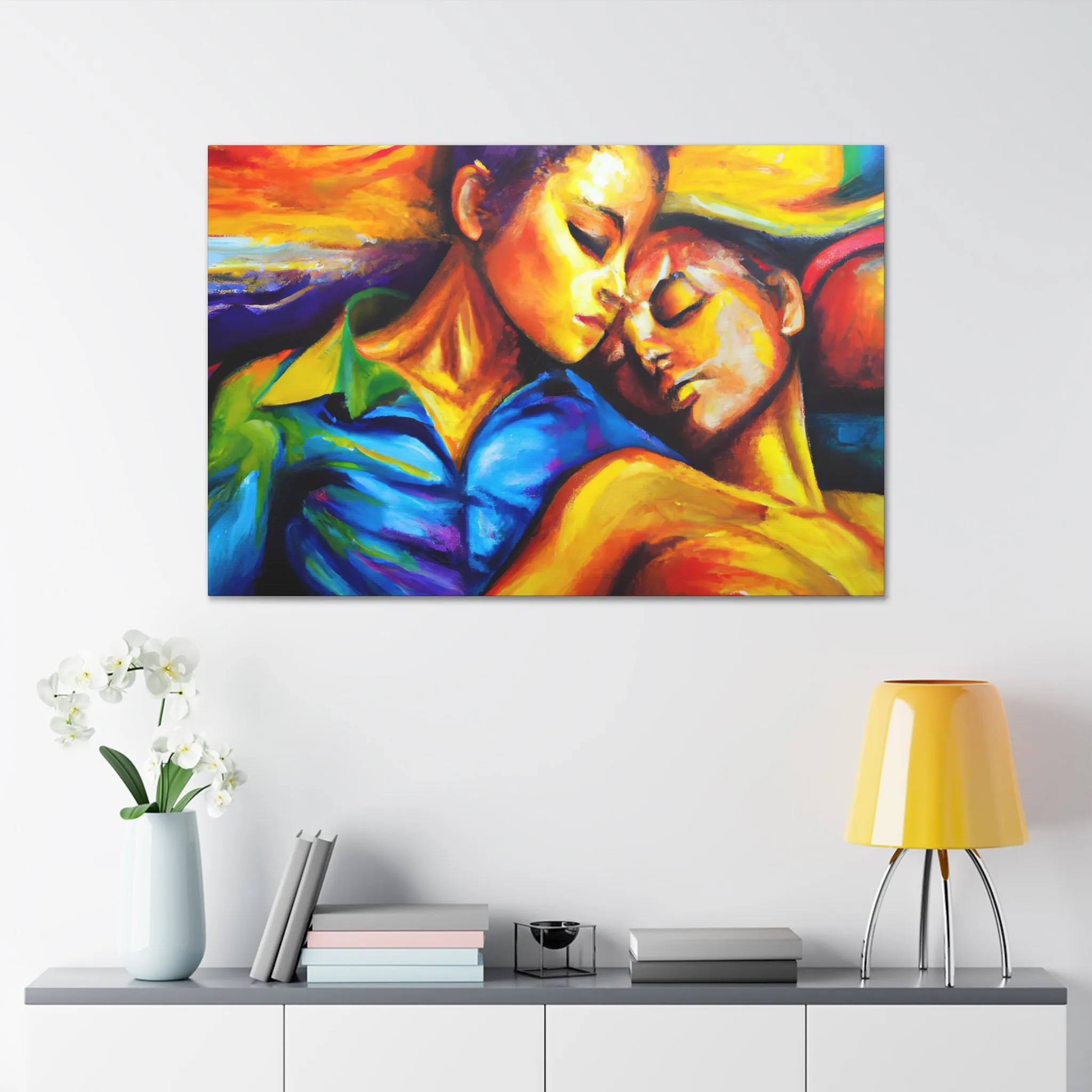 Aiden. - Gay Love Canvas Art