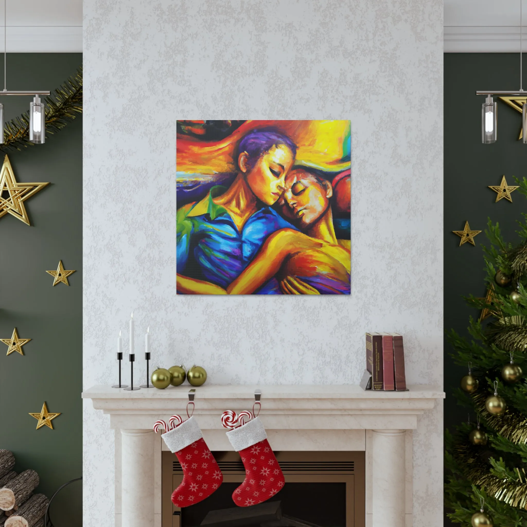Aiden. - Gay Love Canvas Art