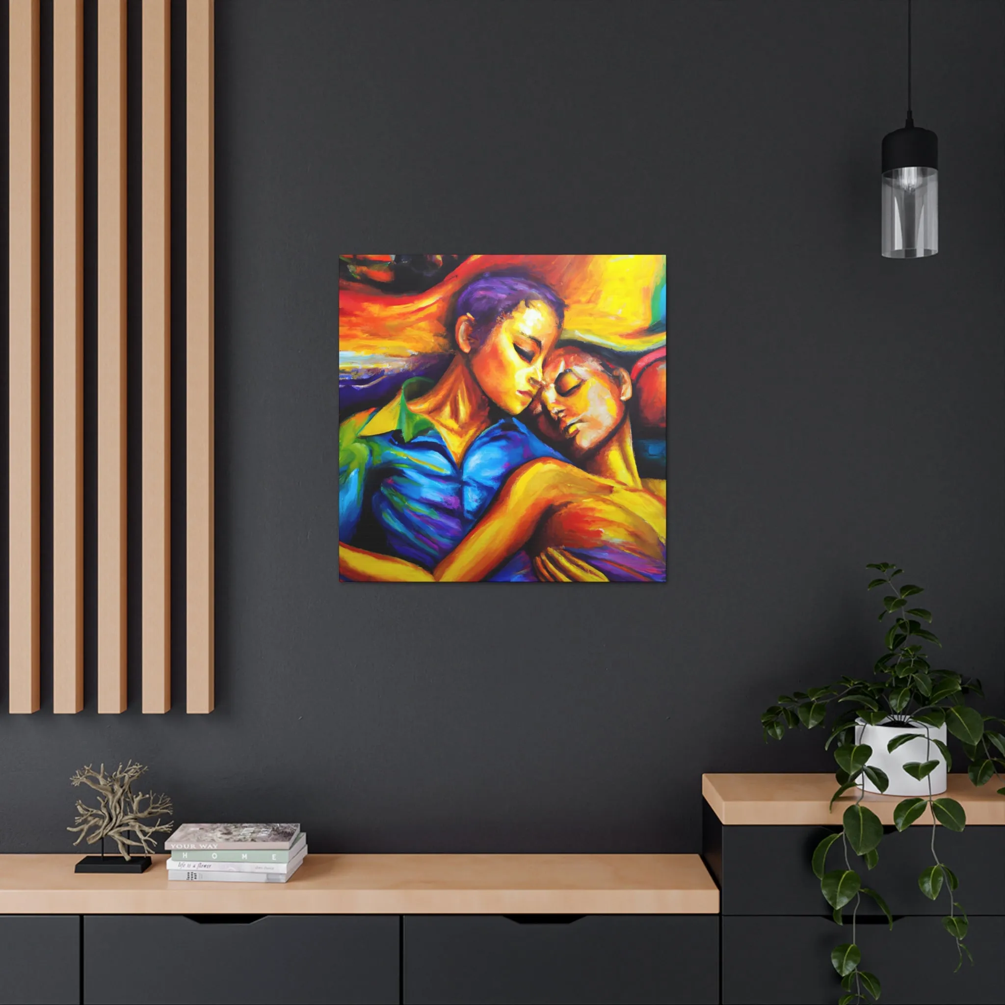 Aiden. - Gay Love Canvas Art