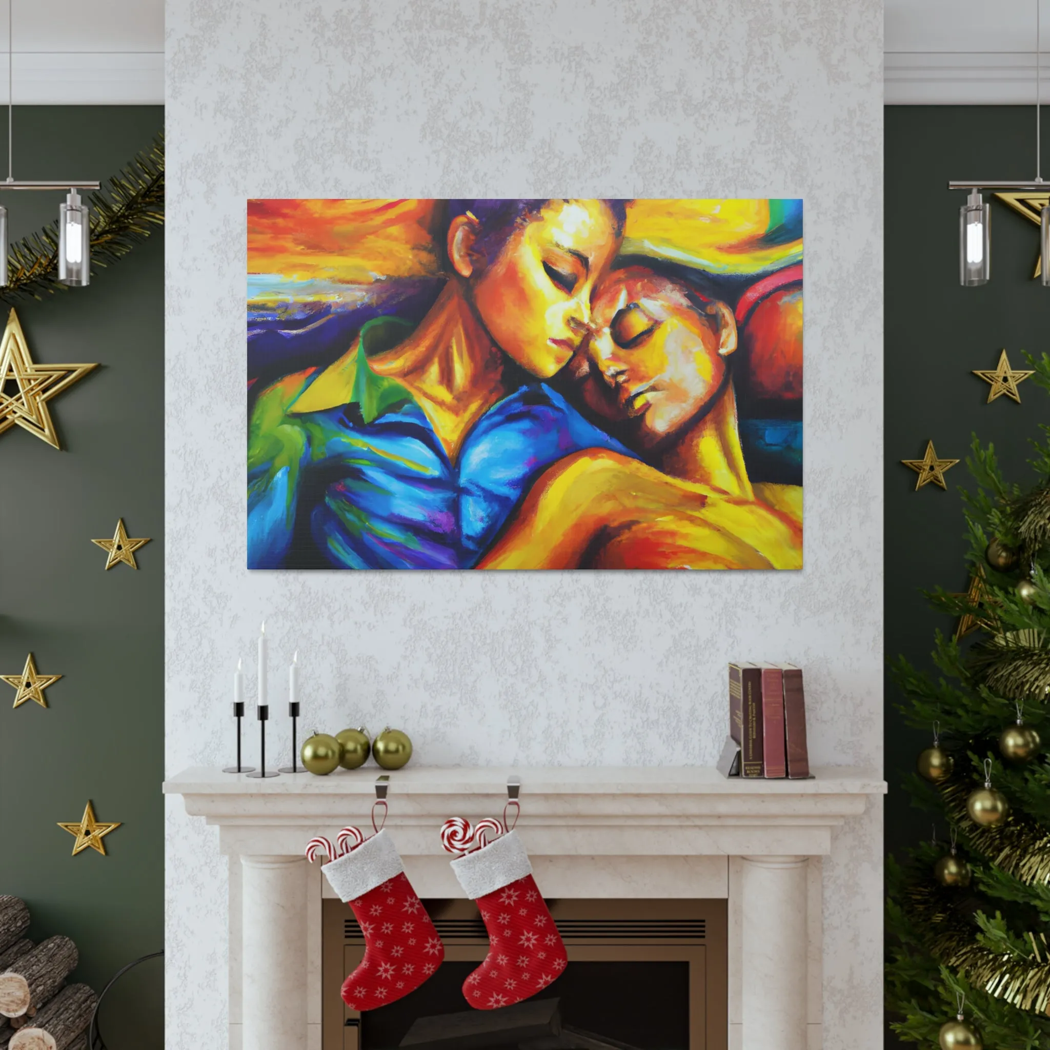 Aiden. - Gay Love Canvas Art