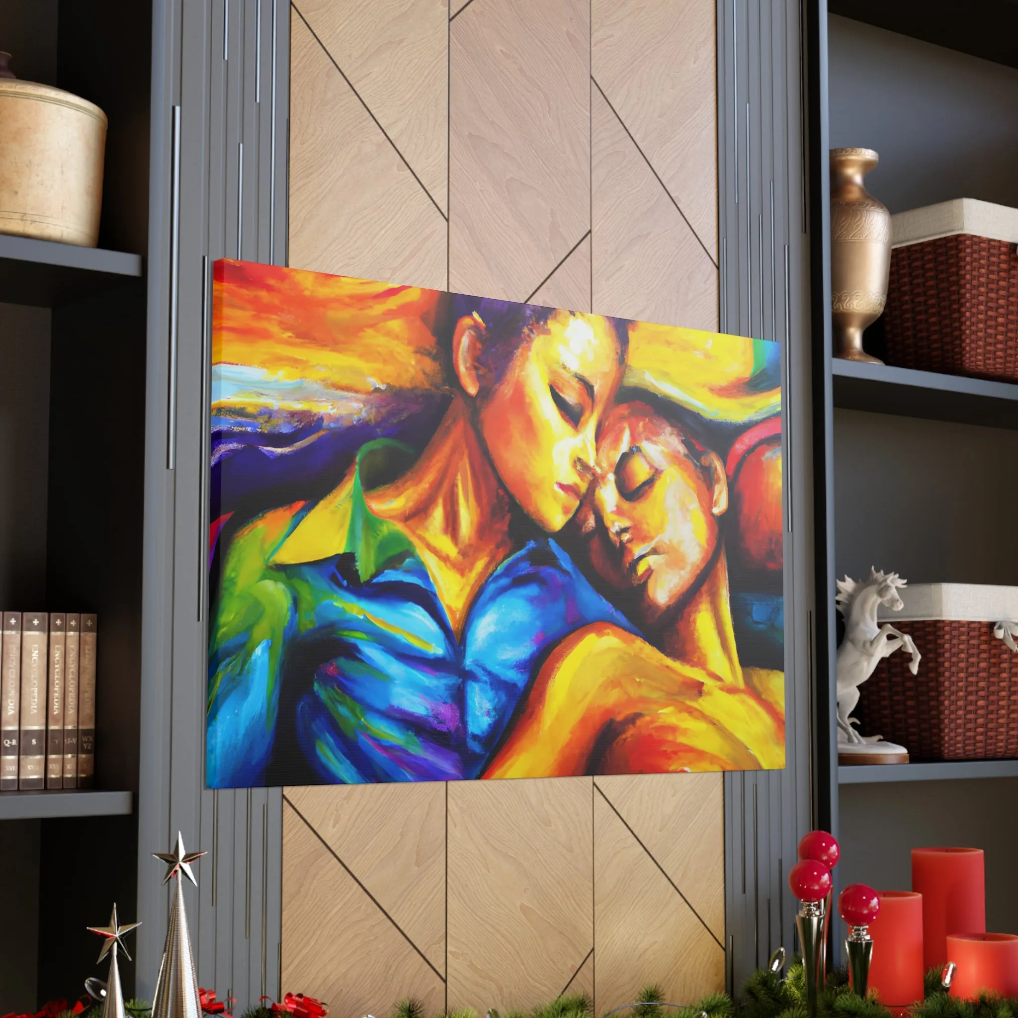 Aiden. - Gay Love Canvas Art