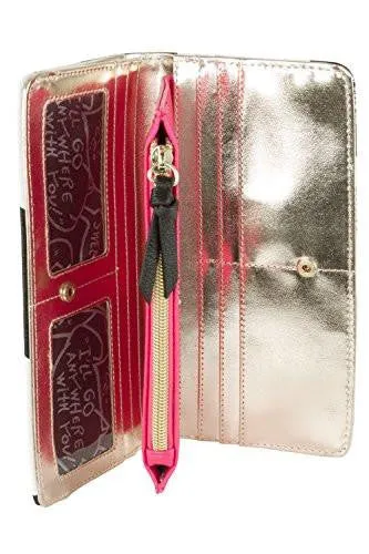 Betsey Johnson Change Purse Wallet Stripe Wallets