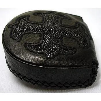 Black Cross Coin Wallet