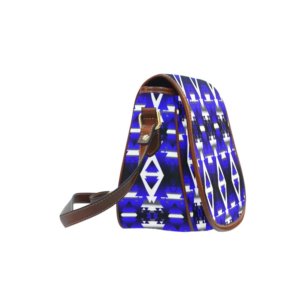 Blue Winter Camp Saddle Bag/Small
