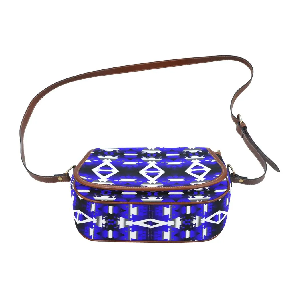 Blue Winter Camp Saddle Bag/Small