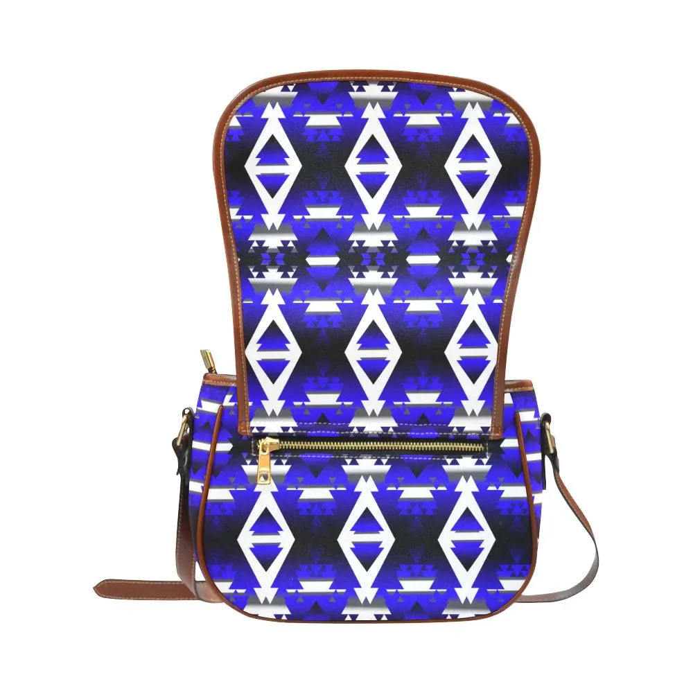 Blue Winter Camp Saddle Bag/Small