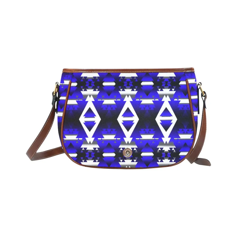 Blue Winter Camp Saddle Bag/Small