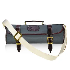 Boldric BOCKR109 9-Pocket Abalone Canvas Roll Knife Bag
