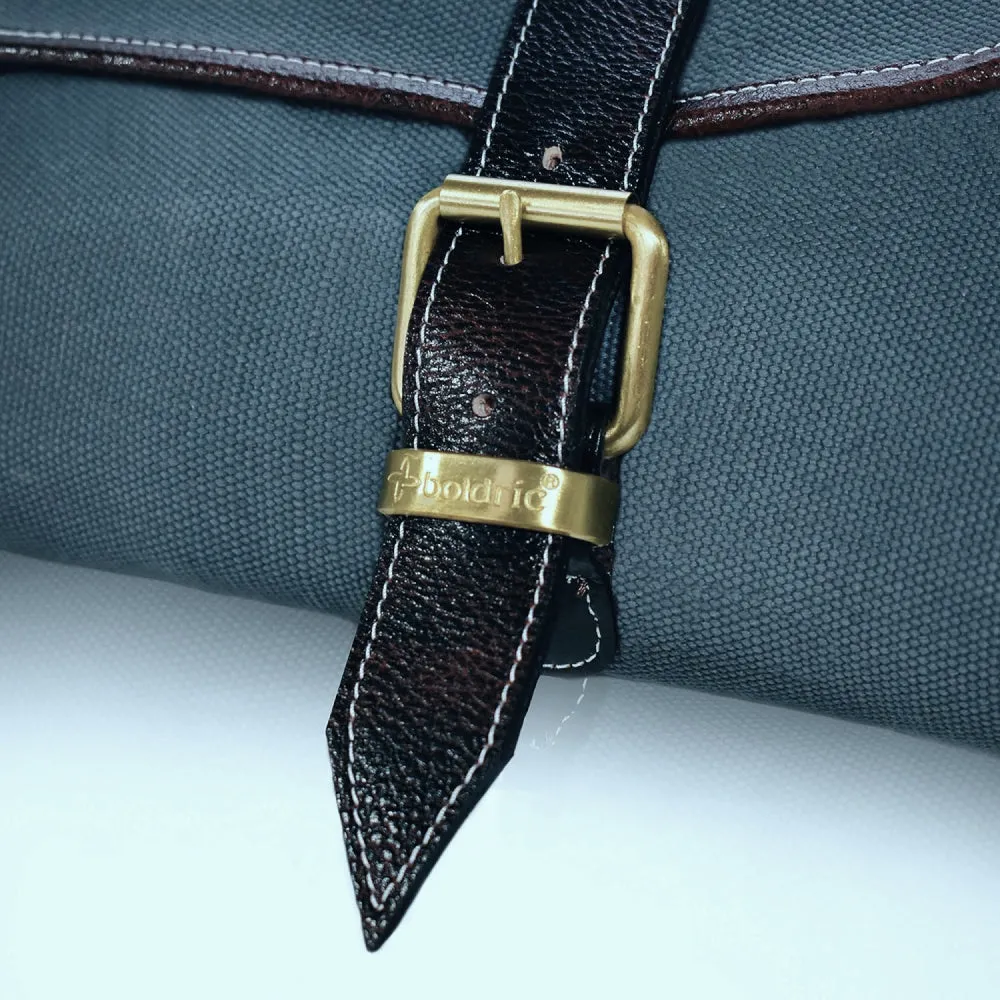 Boldric BOCKR109 9-Pocket Abalone Canvas Roll Knife Bag
