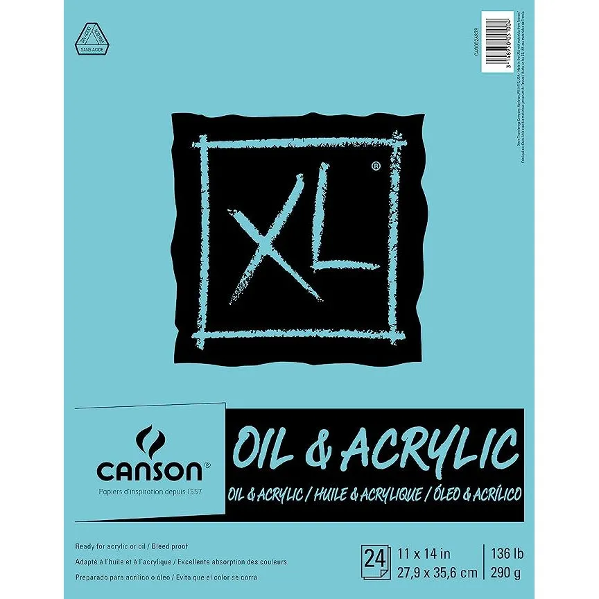 Canson XL Oil & Acrylic Canvas Pad