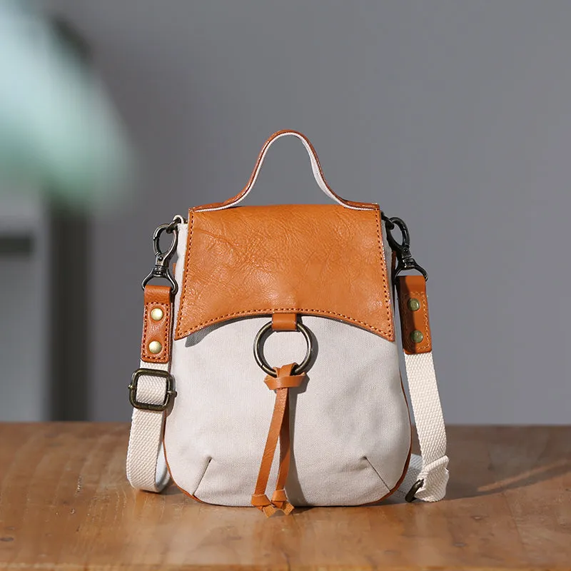 Chic Ladies Canvas Over The Shoulder Bag Crossbody Canvas Bags For Women