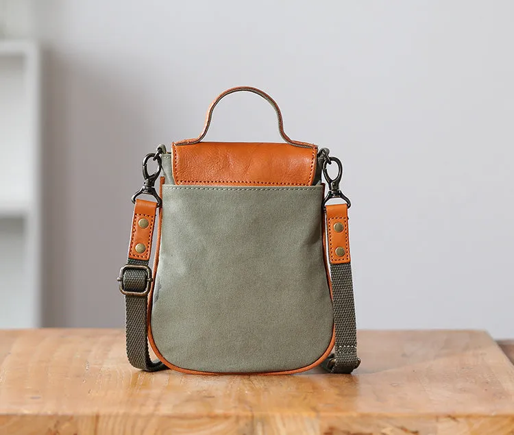 Chic Ladies Canvas Over The Shoulder Bag Crossbody Canvas Bags For Women