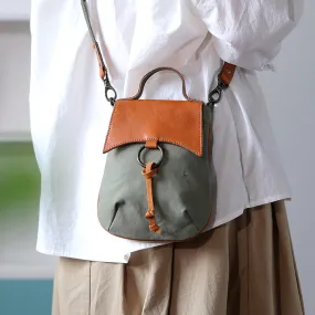 Chic Ladies Canvas Over The Shoulder Bag Crossbody Canvas Bags For Women