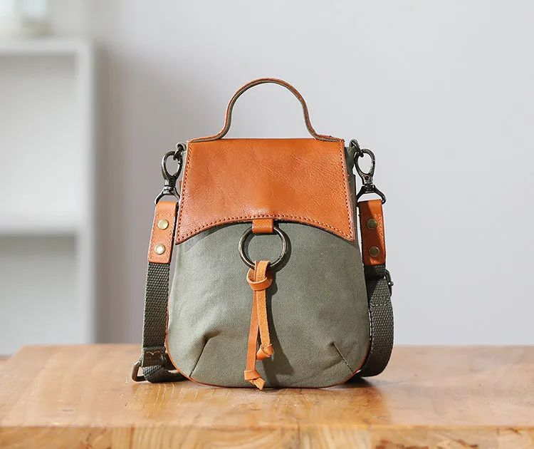 Chic Ladies Canvas Over The Shoulder Bag Crossbody Canvas Bags For Women