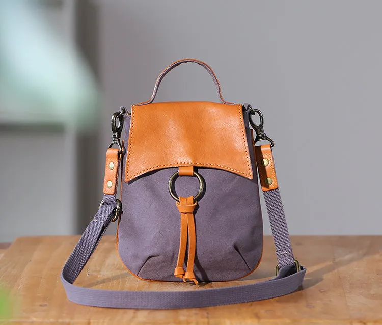 Chic Ladies Canvas Over The Shoulder Bag Crossbody Canvas Bags For Women