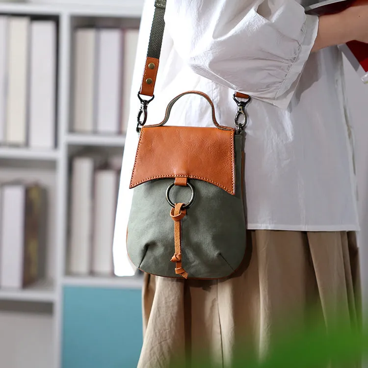 Chic Ladies Canvas Over The Shoulder Bag Crossbody Canvas Bags For Women